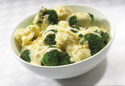 Broccoli and Cauliflower Bake